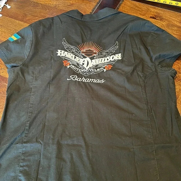 Harley Davidson cap sleeve shirt size XL women’s - Picture 5 of 8